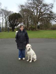 Picture of Jane and Daisy - Jane's dog